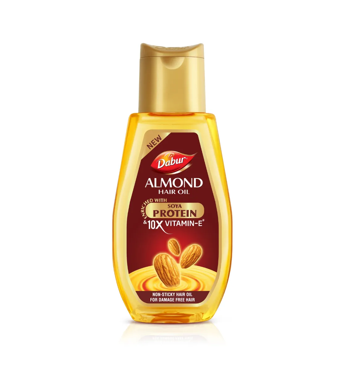 Dabur Almond Oil | Provides Hair Damage Protection | Non Sticky Formula Hair Oil