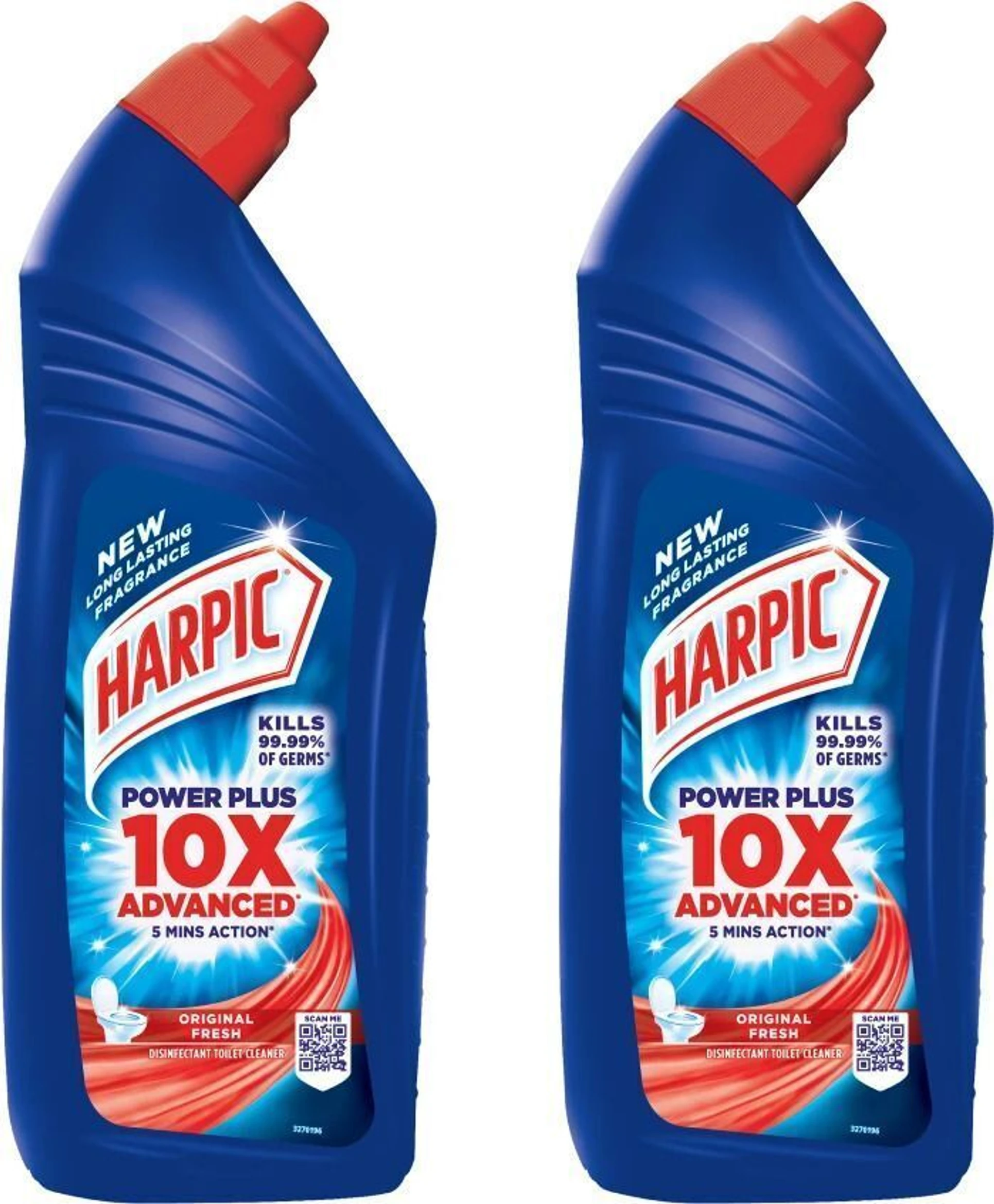Harpic Disinfectant Toilet Cleaner. Kills 99.9% of germs Original Liquid Toilet Cleaner 
