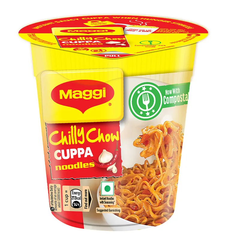Maggi Cuppa Chili Chow Noodles 48 N (70 g each)
