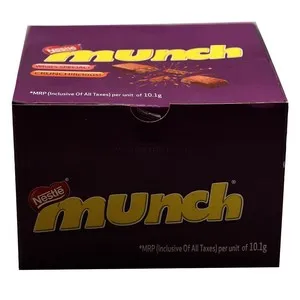Nestle Munch Chocolate Bar 48 N ( Rs. 5 Each)