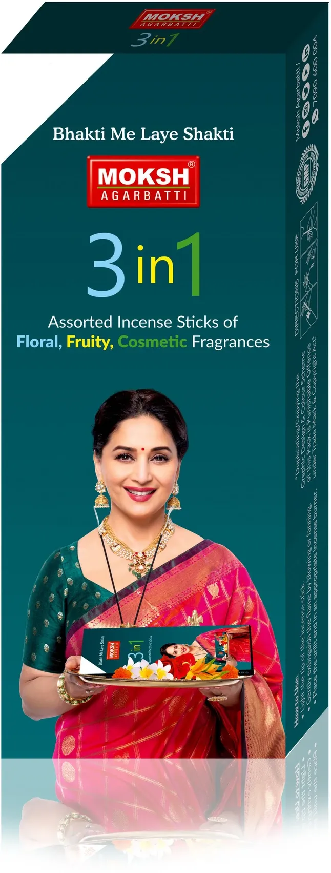 MOKSH 3 In 1 Agarbatti (225 g, Set of 1)