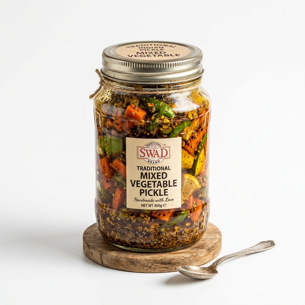 Traditional Mixed Vegetable Pickle (Mischrita Achara)
