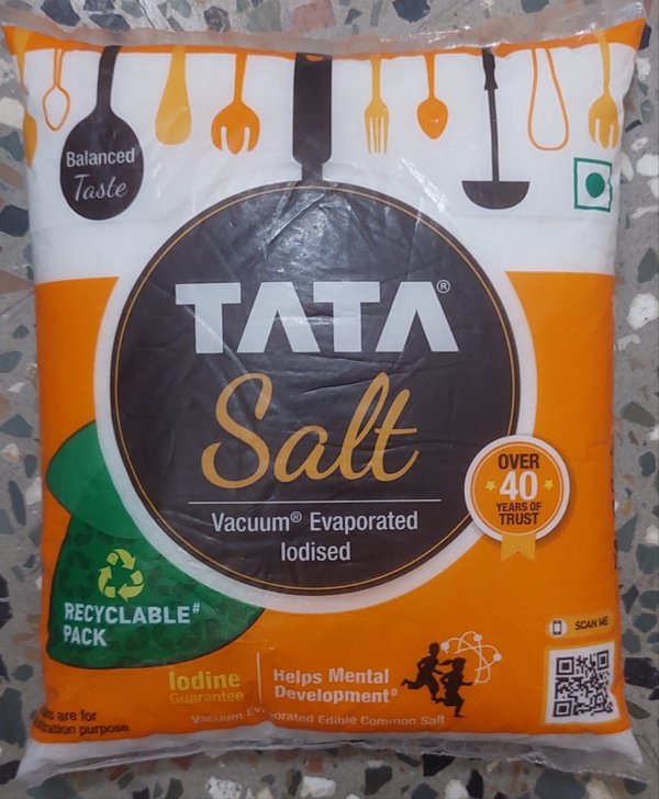 Tata Salt Iodised (Namak) 1 kg