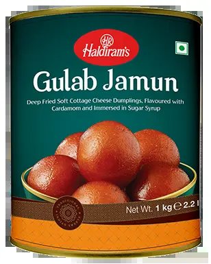 Haldiram's Gulab Jamun 1 kg Tin