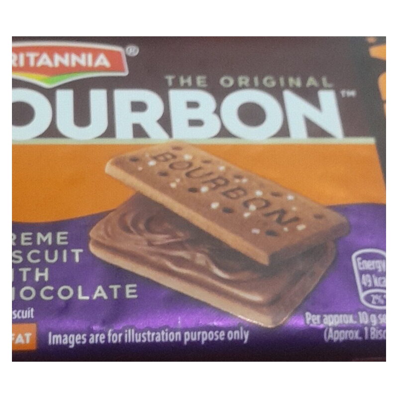 Britannia Bourbon Chocolate Cream Biscuits