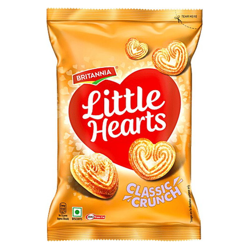 Britannia Little Hearts Classic Crunch Biscuits