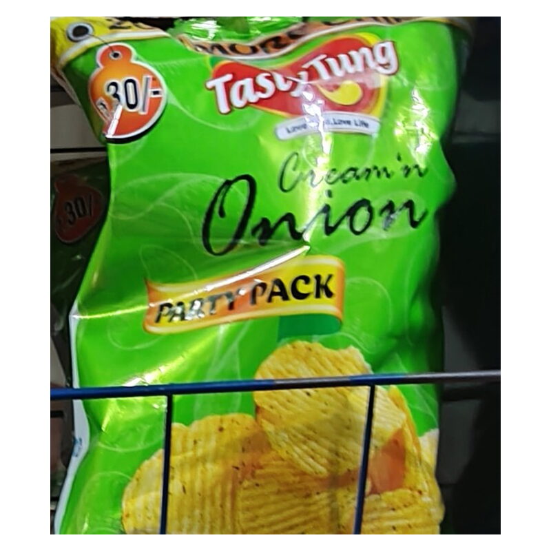 Tasty Tung Cream 'n Onion Potato Chips Party Pack