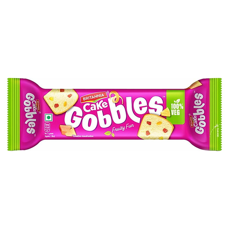 Britannia Cake Gobbles Fruity Fun