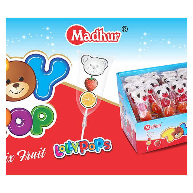 Madhur Toy Pop Mix Fruit Lollipop