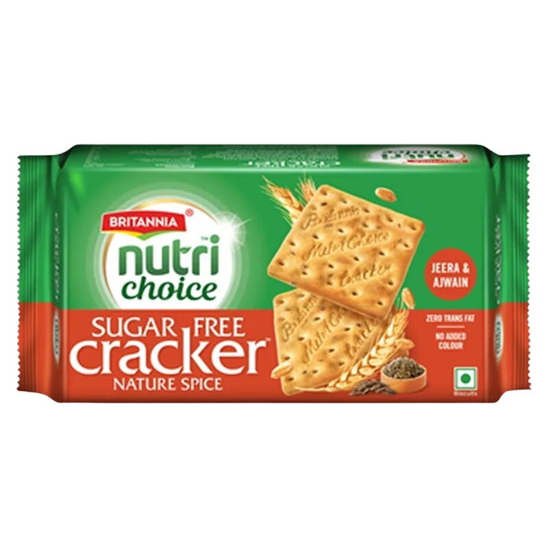 Britannia NutriChoice Sugar Free Cracker Nature Spice (Jeera & Ajwain)