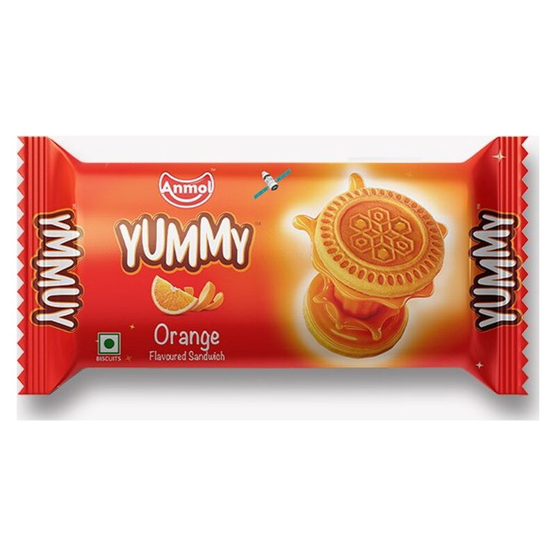 Anmol Yummy Orange Cream Biscuit