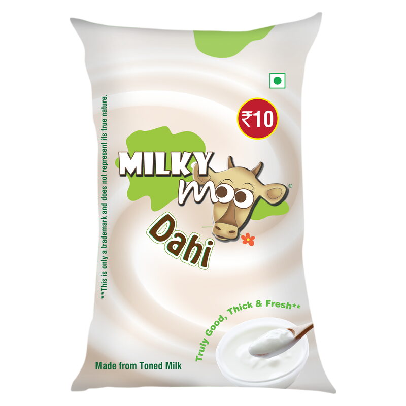 Milky Moo Curd 125 Gms Pouch